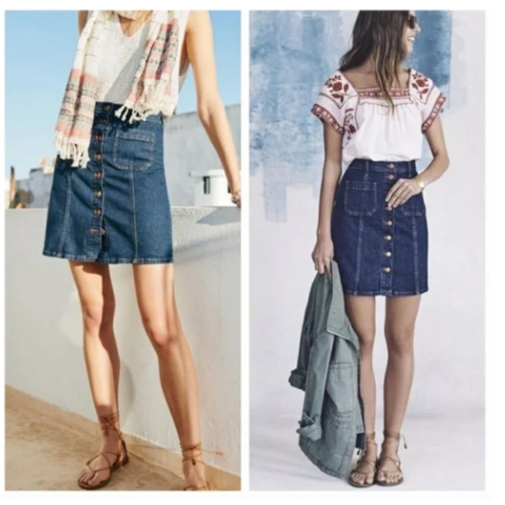 Sanctuary Marianne denim skirt (1050)